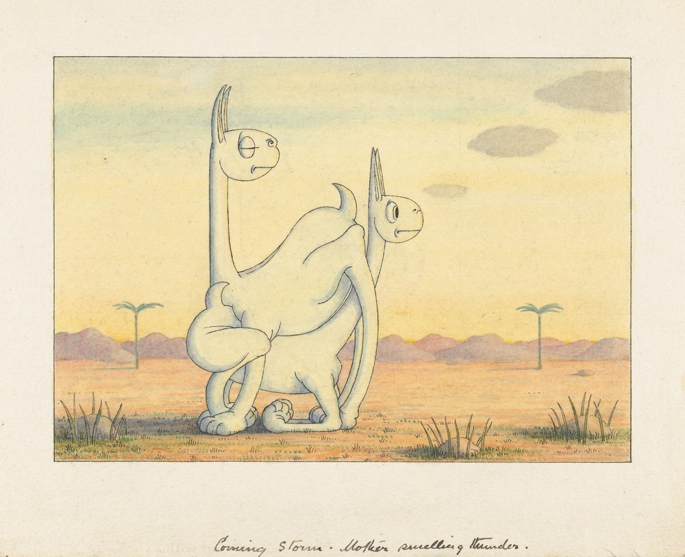 Coming Storm–Mother Smelling Thunder (circa 1910)
