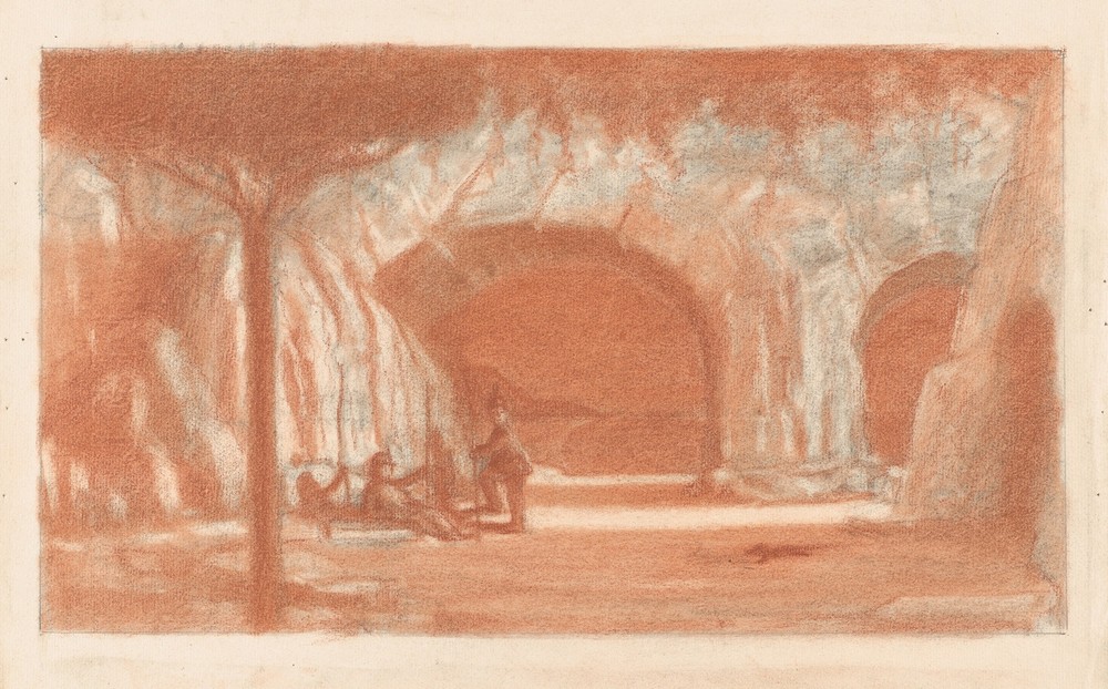 Figures Resting by a Cave (1911–24)