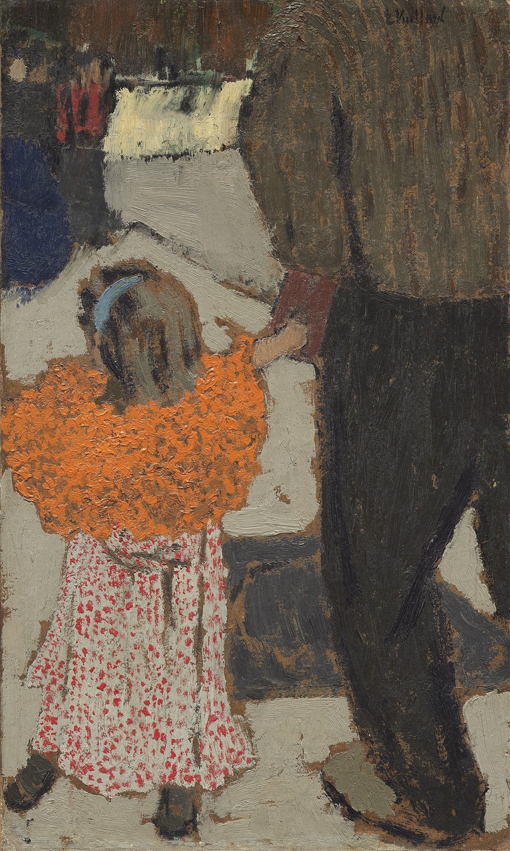 Child Wearing a Red Scarf (c. 1891)