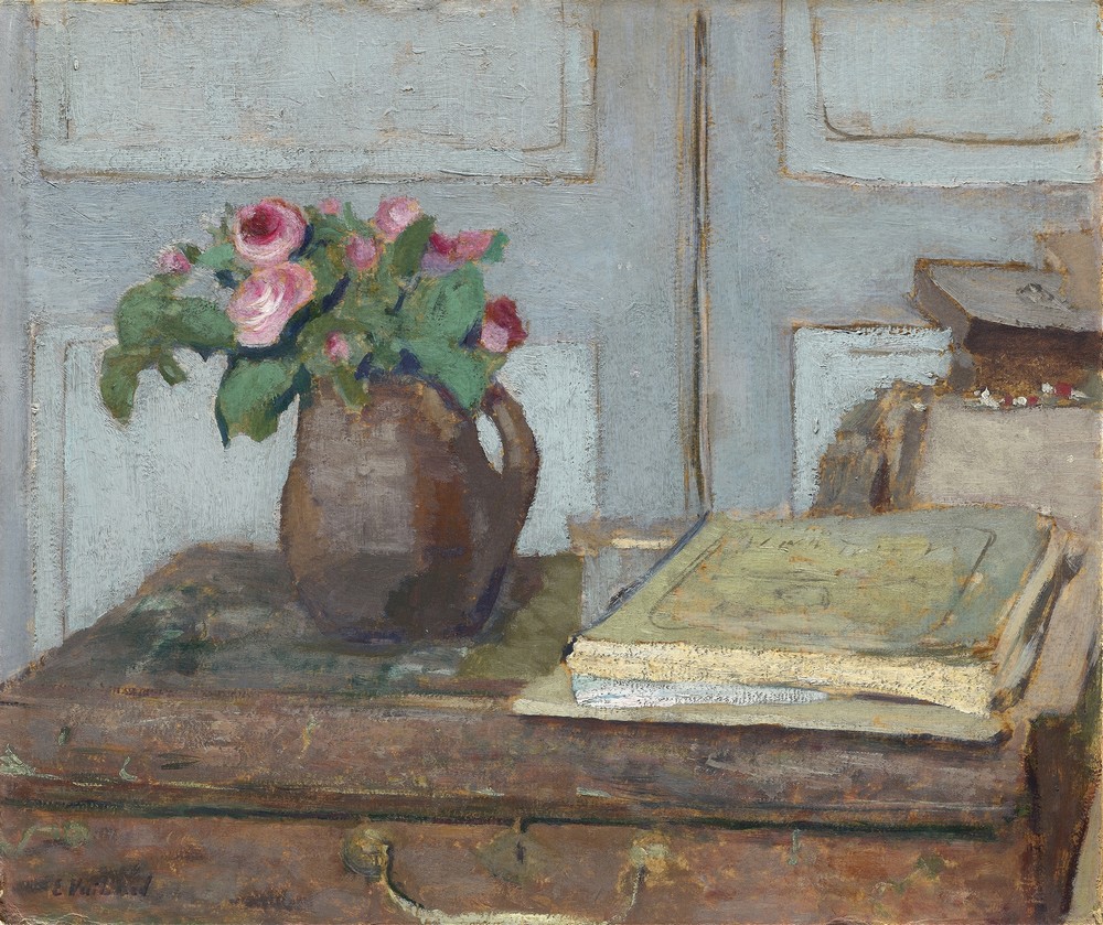 The Artist’s Paint Box and Moss Roses