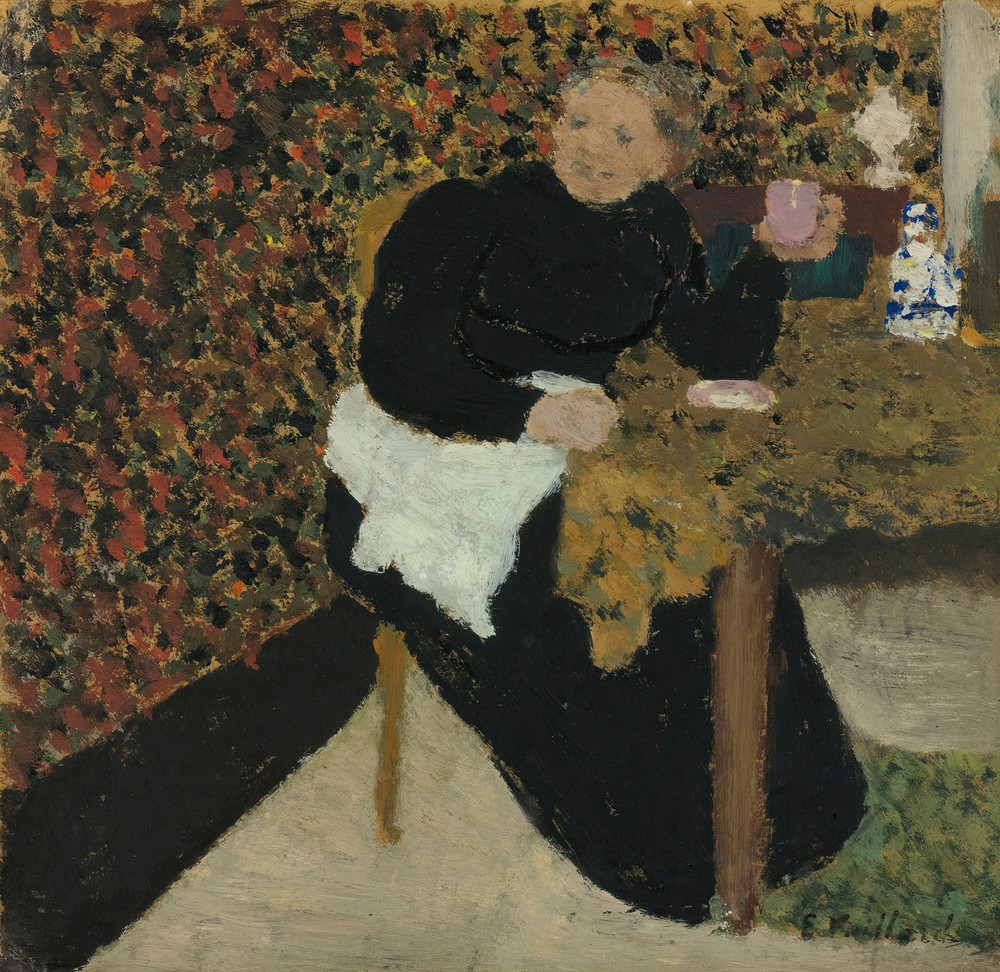 Madame Vuillard Avec Une Tasse Rose (circa 1893)