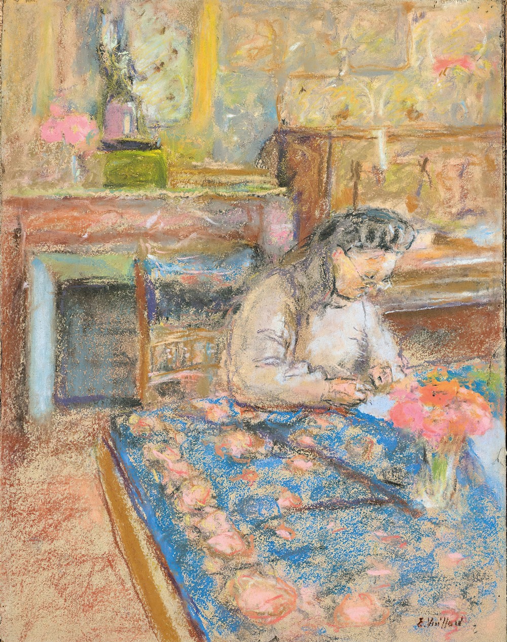 Madame Vuillard écrivant, Vaucresson