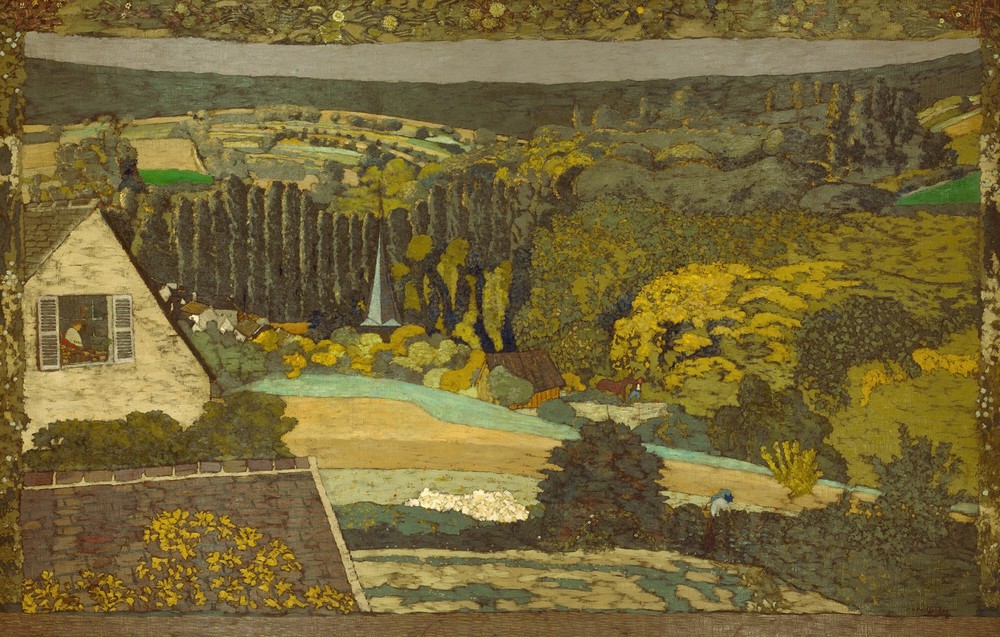 Landscape; Window Overlooking the Woods