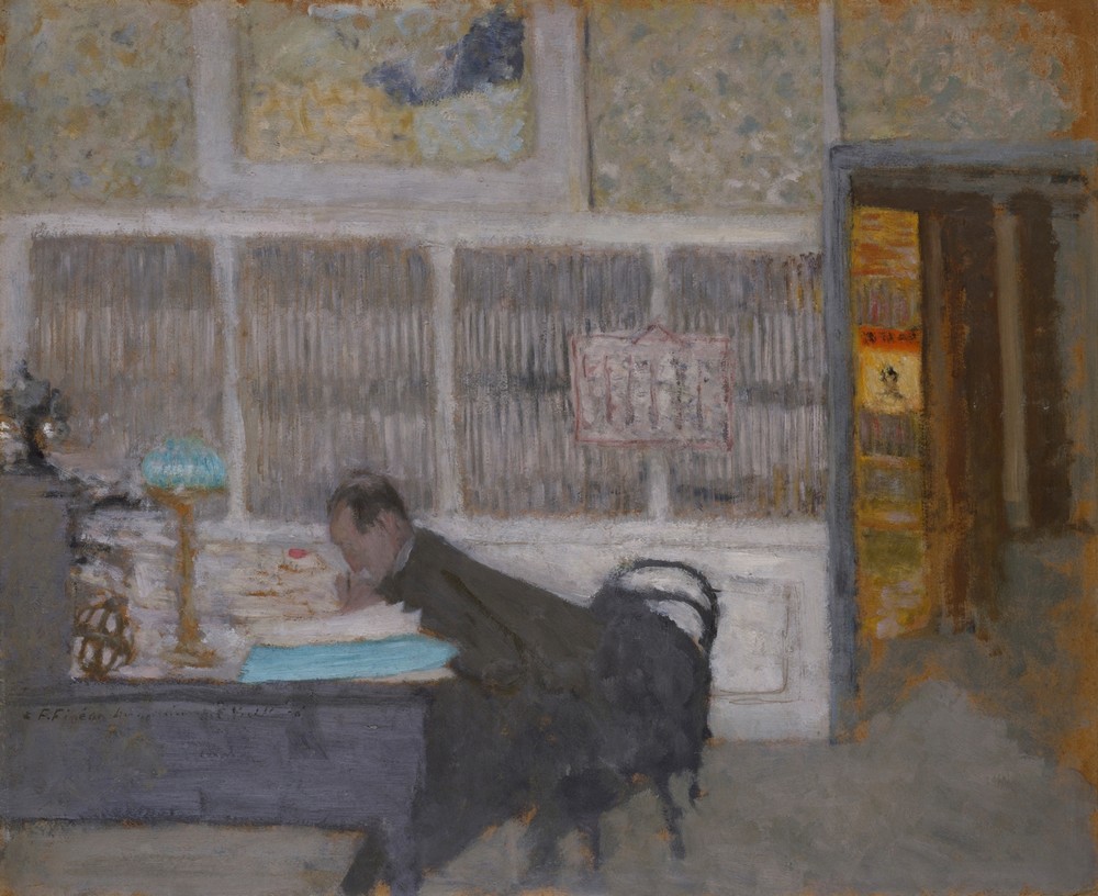 At the Revue Blanche (Portrait of Félix Fénéon)