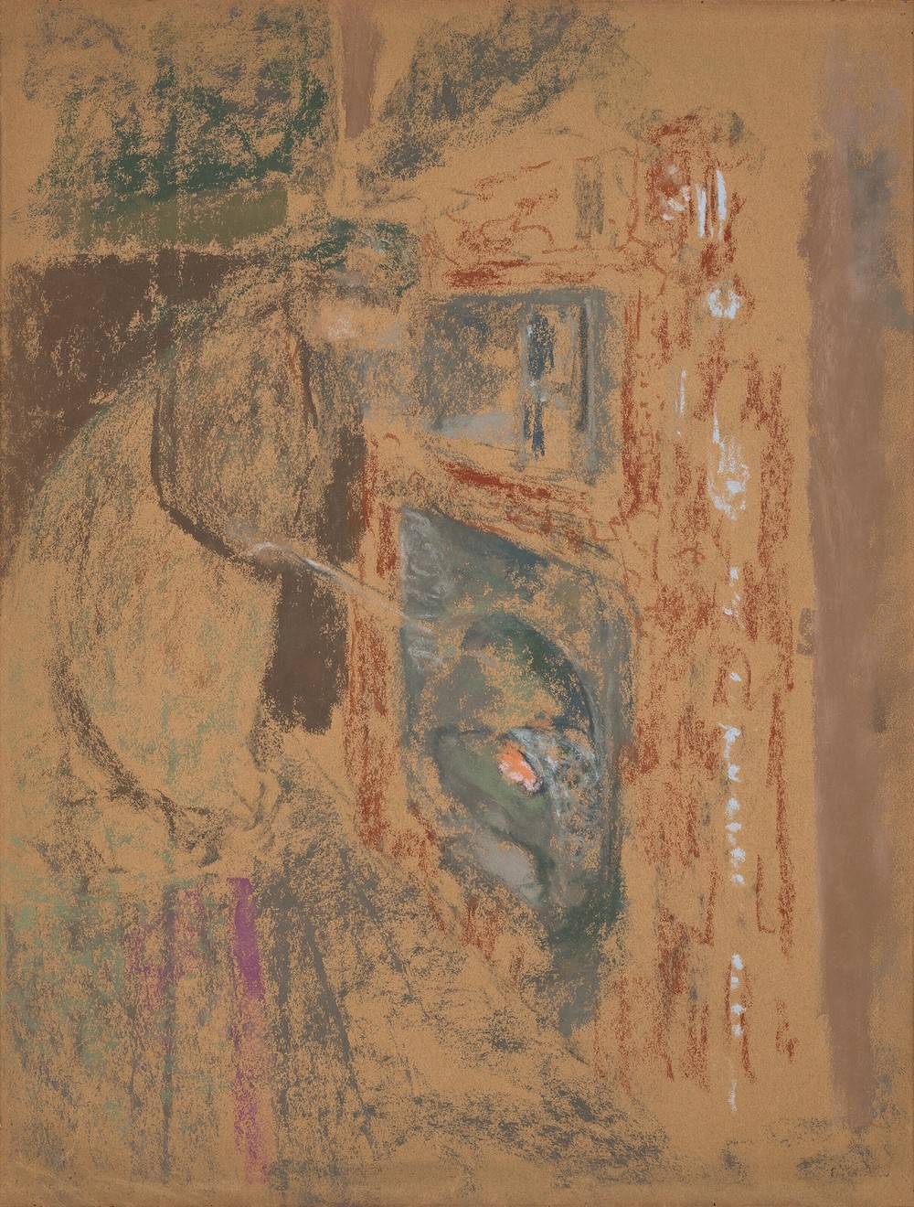 Madame Vuillard devant la cheminée (circa 1918)