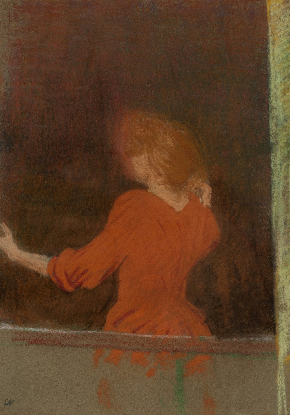 Femme en rouge (Ca. 1890-1891)