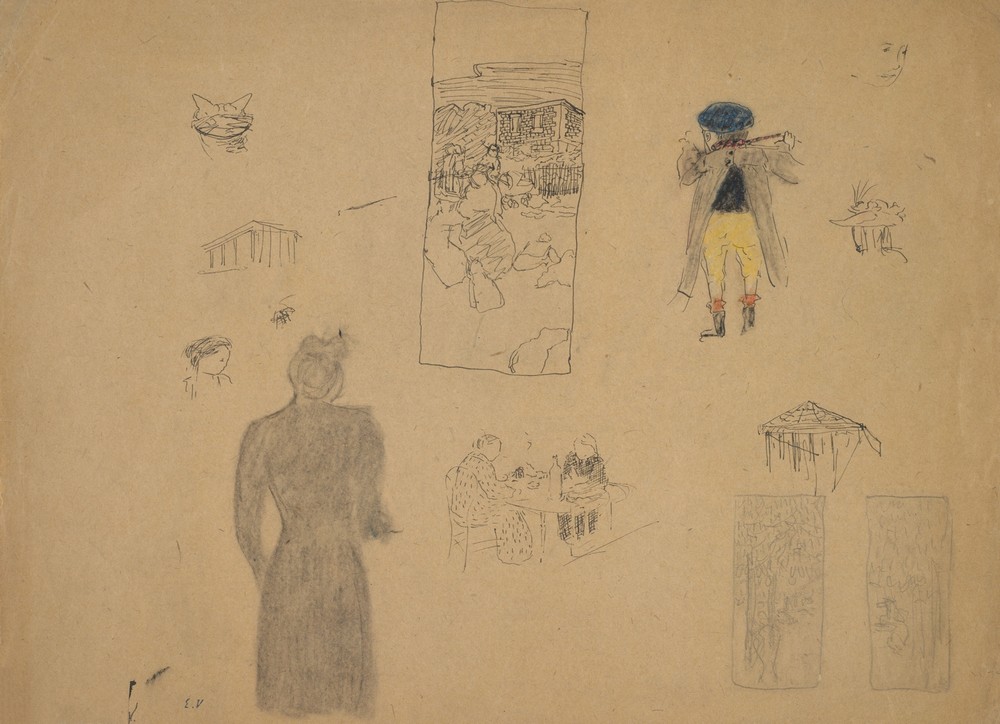 Sheet of Studies for ‘Le Jardin Public’ (1893–94)