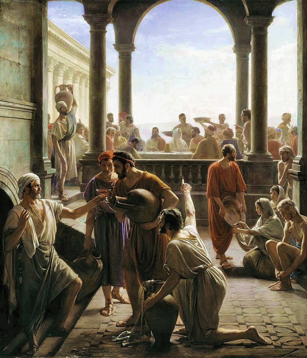 Turning Water to Wine (The Wedding at Cana)