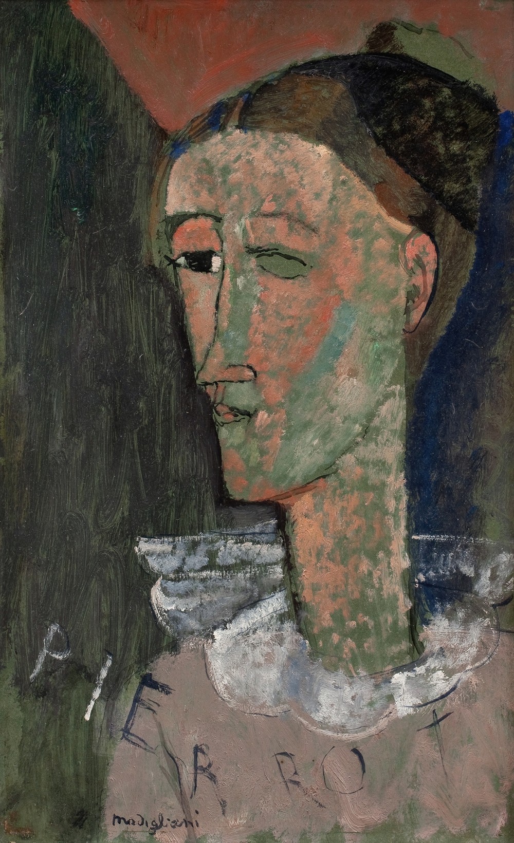 Self-Portrait as Pierrot