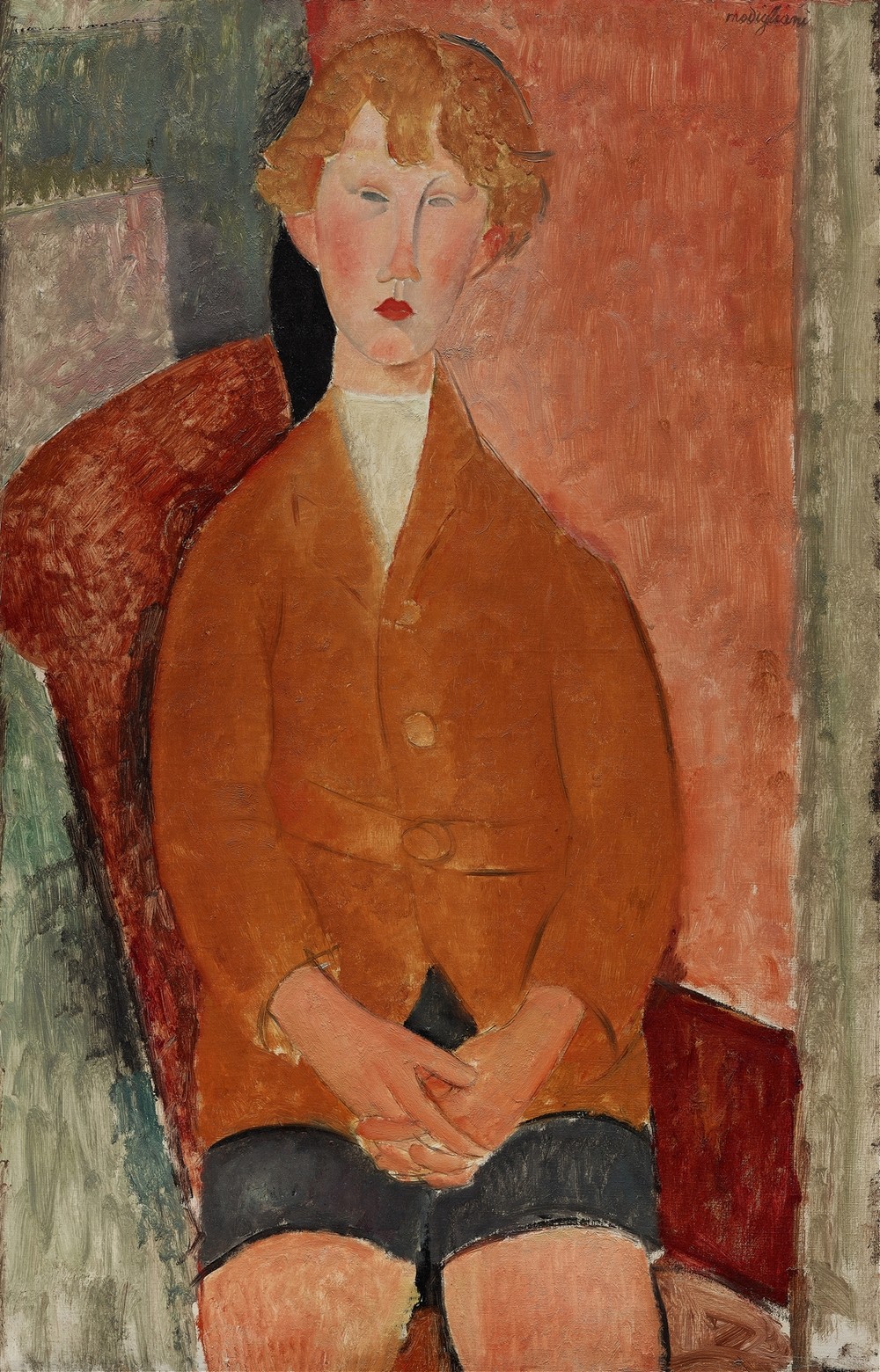 Boy in Short Pants (About 1918)