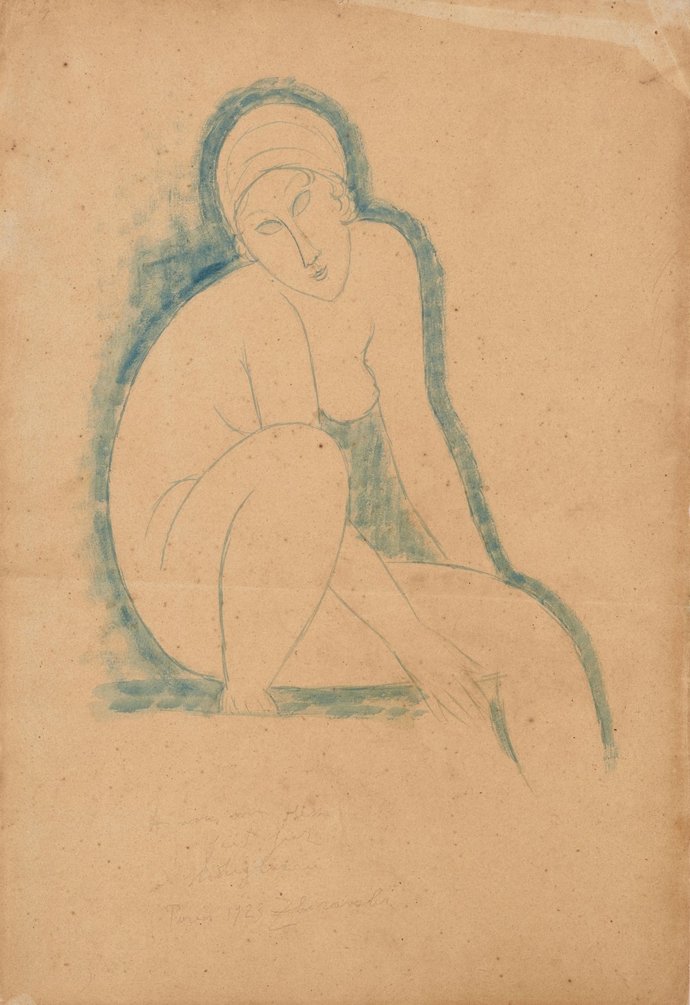 Nudo seduto