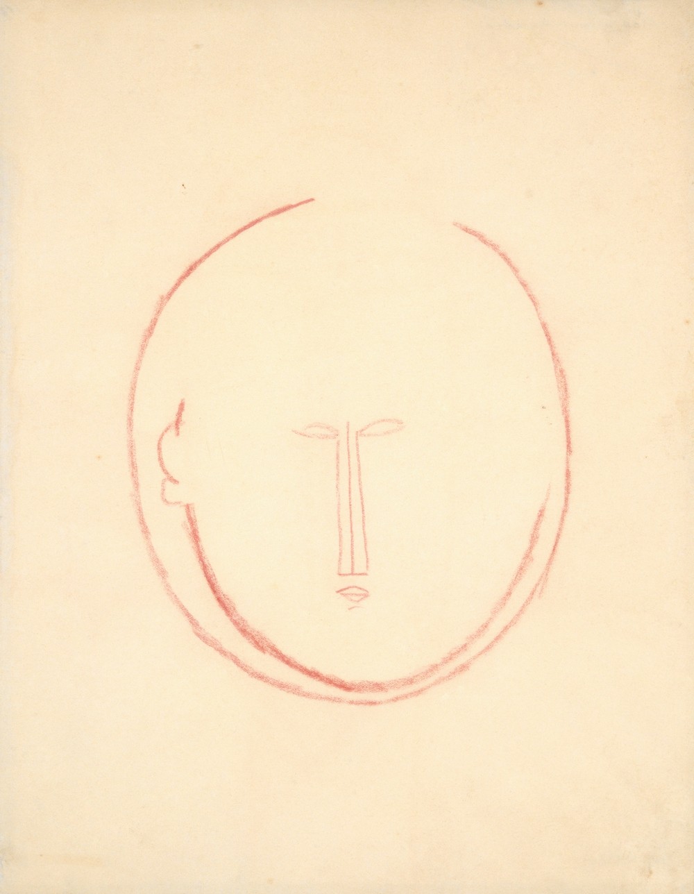 Frontaler runder Kopf (1914-15)