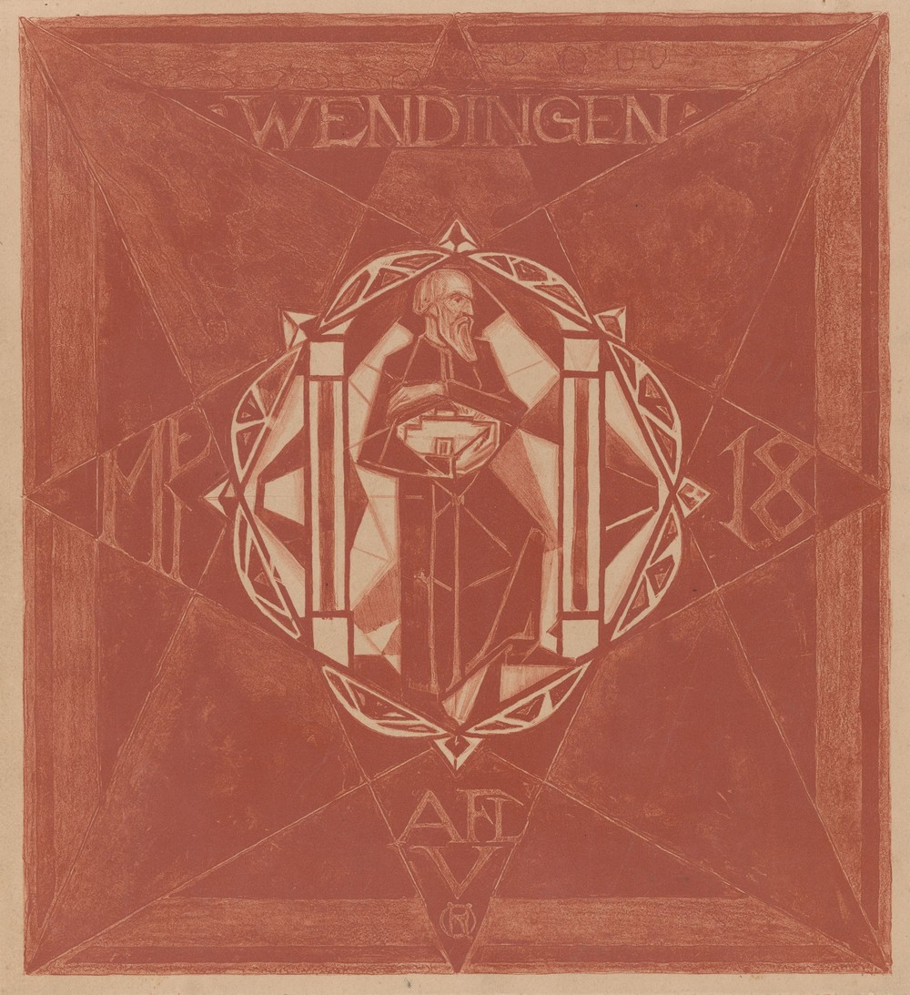 Omslagontwerp voor; Wendingen, 1918