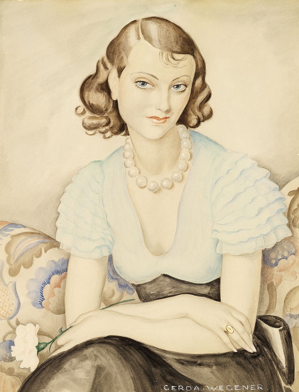 Portrait of a young woman