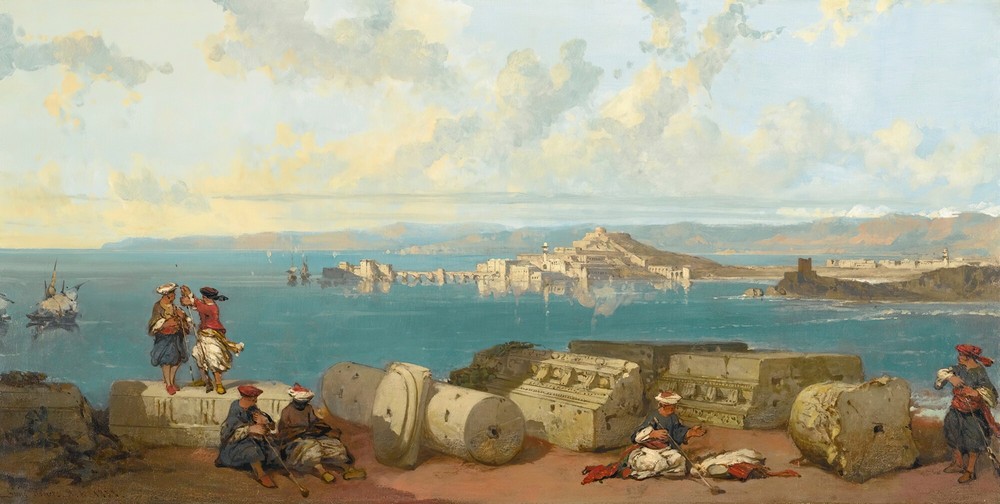 Sidon Looking Towards The Range Of Lebanon
