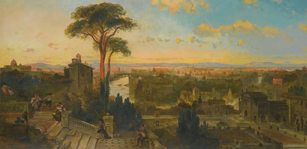 View Of Rome From The Convent Of San Onofrio