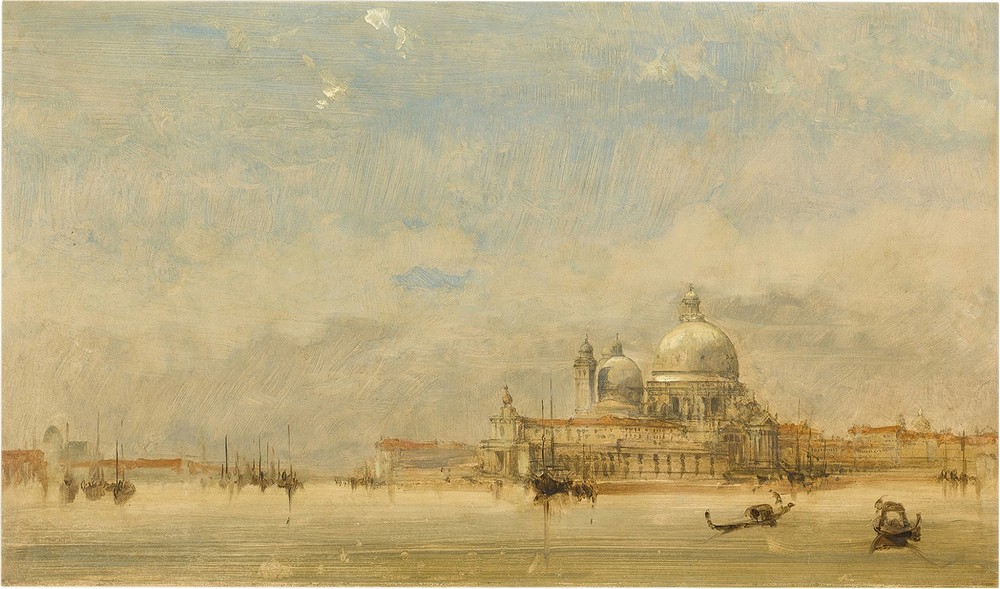 Venice, a view of the Basilica of Santa Maria della Salute