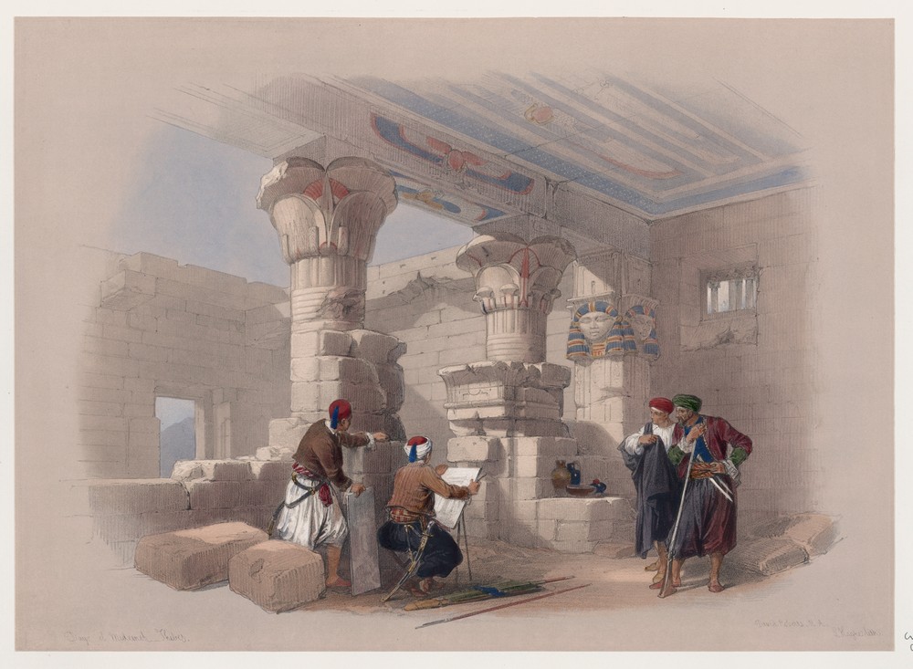 Dayr el Medeeneh [Dayr al-Madînah], Thebes.