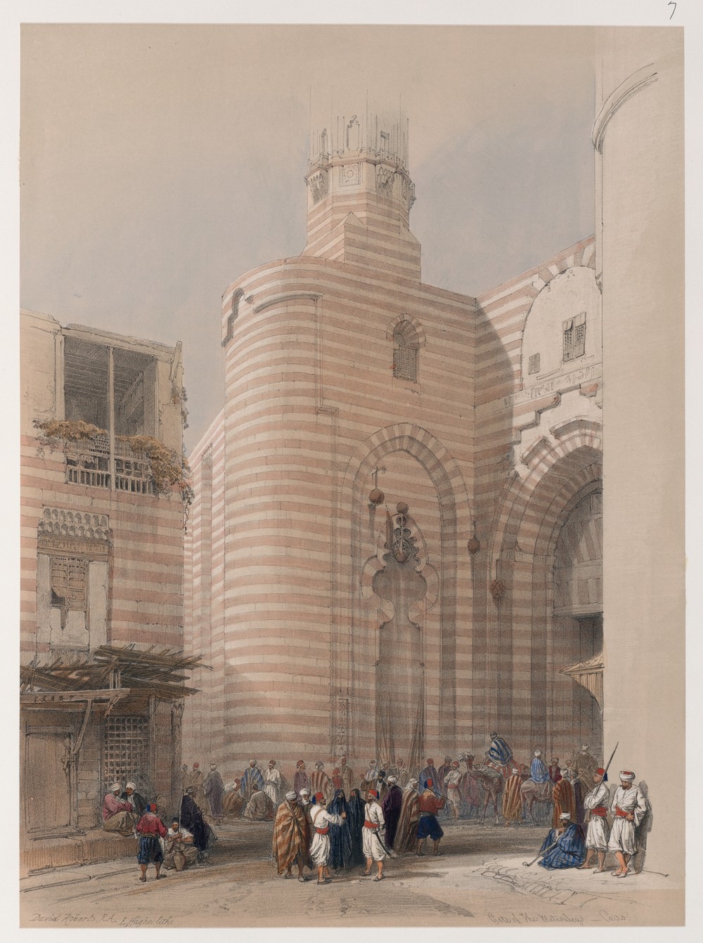 Gate of the Metwaleys [Bab Zuwayla], Cairo.