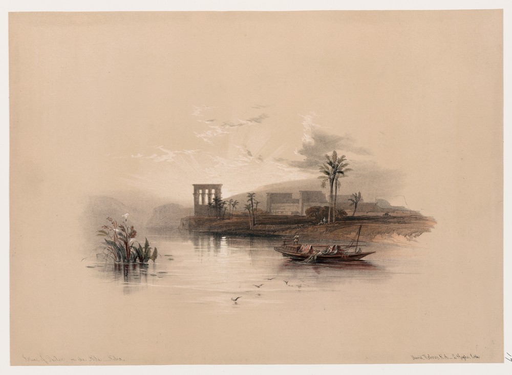 Island of Philæ on the Nile, Nubia.