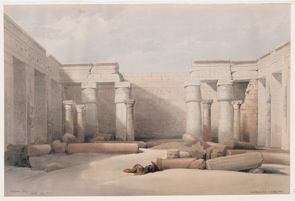 Medinet Abou [Medinet Habu], Thebes. Dec. 5th, 1832.