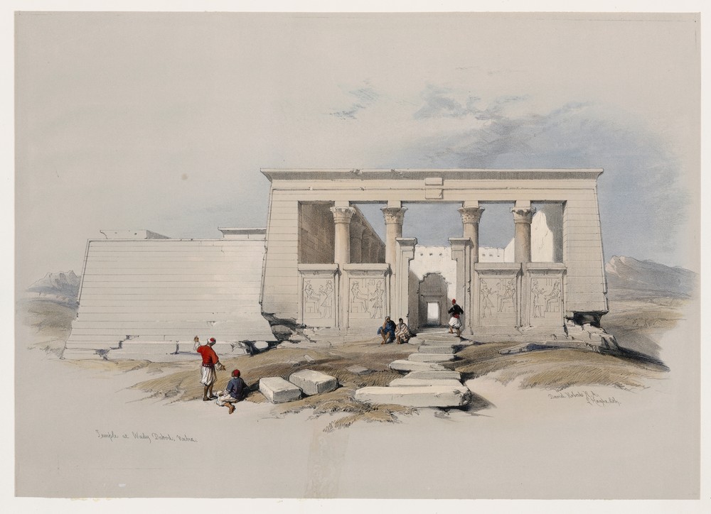 Temple at Wady Dabod [Wadi Dâbûd], Nubia.