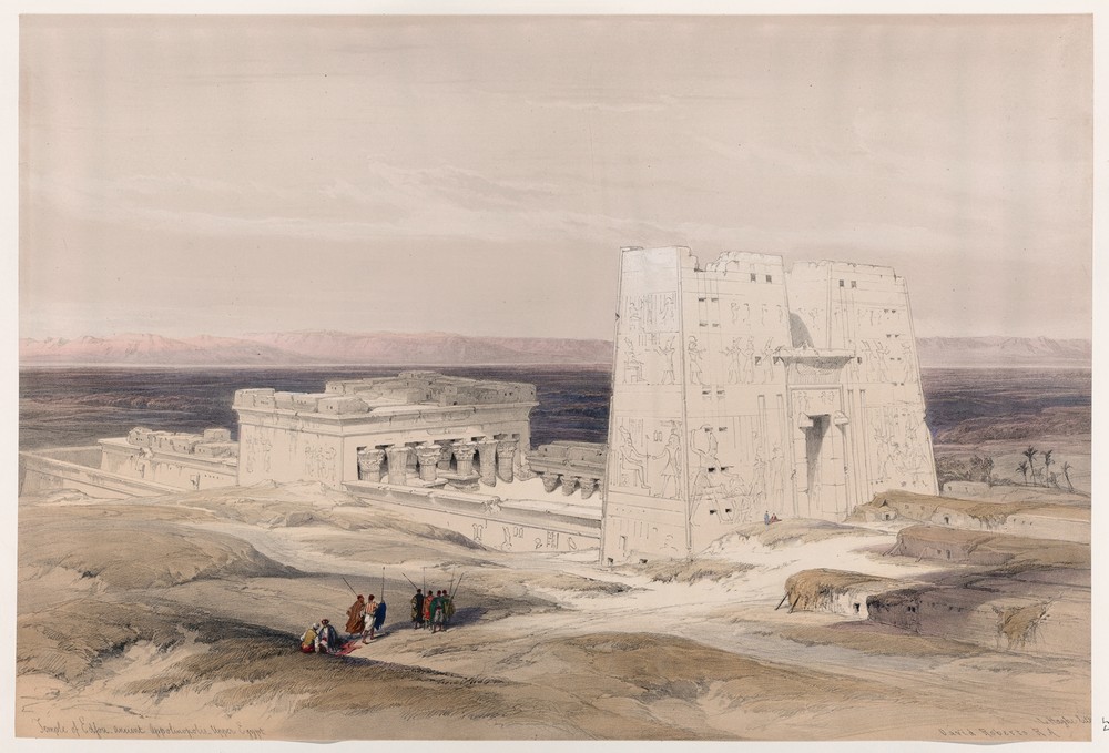 Temple of Edfou [Idfû], ancient Appolinopolis, Upper Egypt.