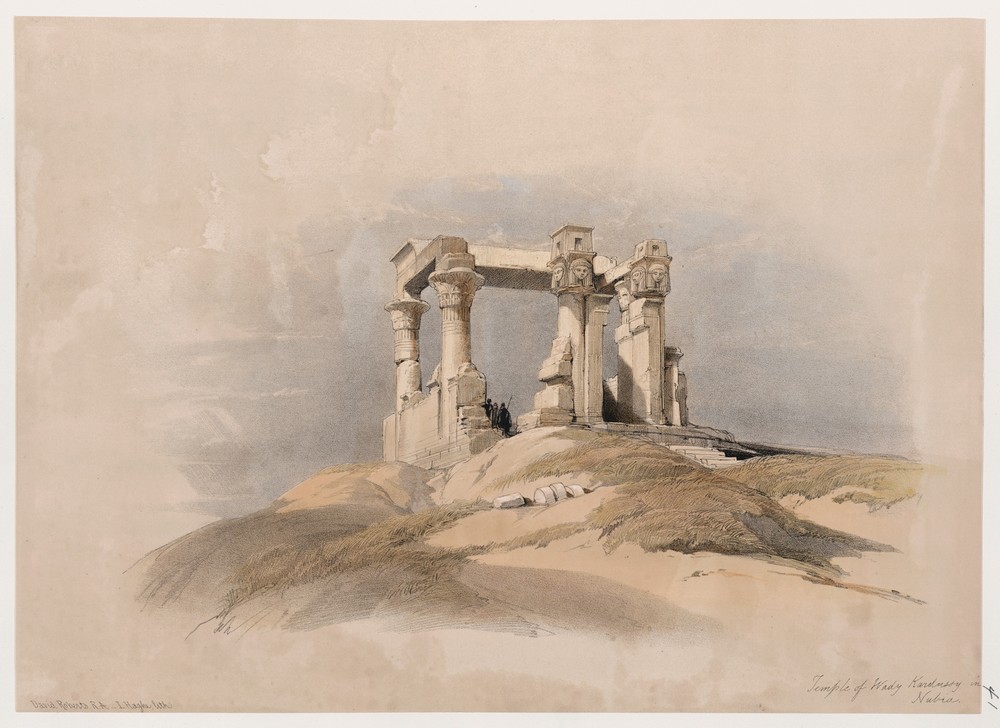 Temple of Wady Kardassy [Qirtâsî] in Nubia.