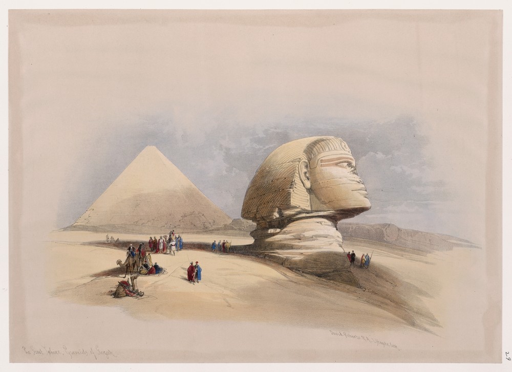The Great Sphinx, Pyramids of Gezeeh.