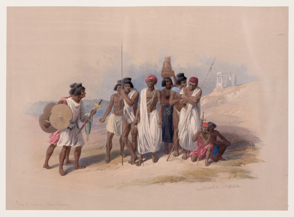 Group of Nubians, Wady Kardasey [sic] [Qirtâsî].