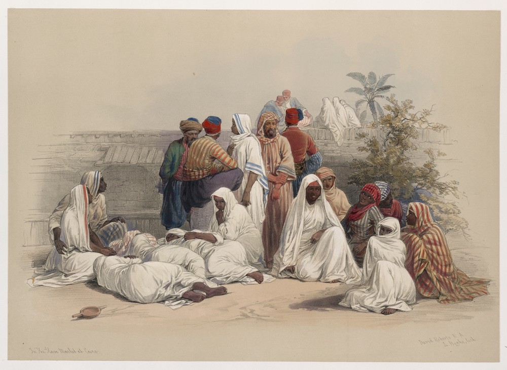 In the slave market at Cairo.