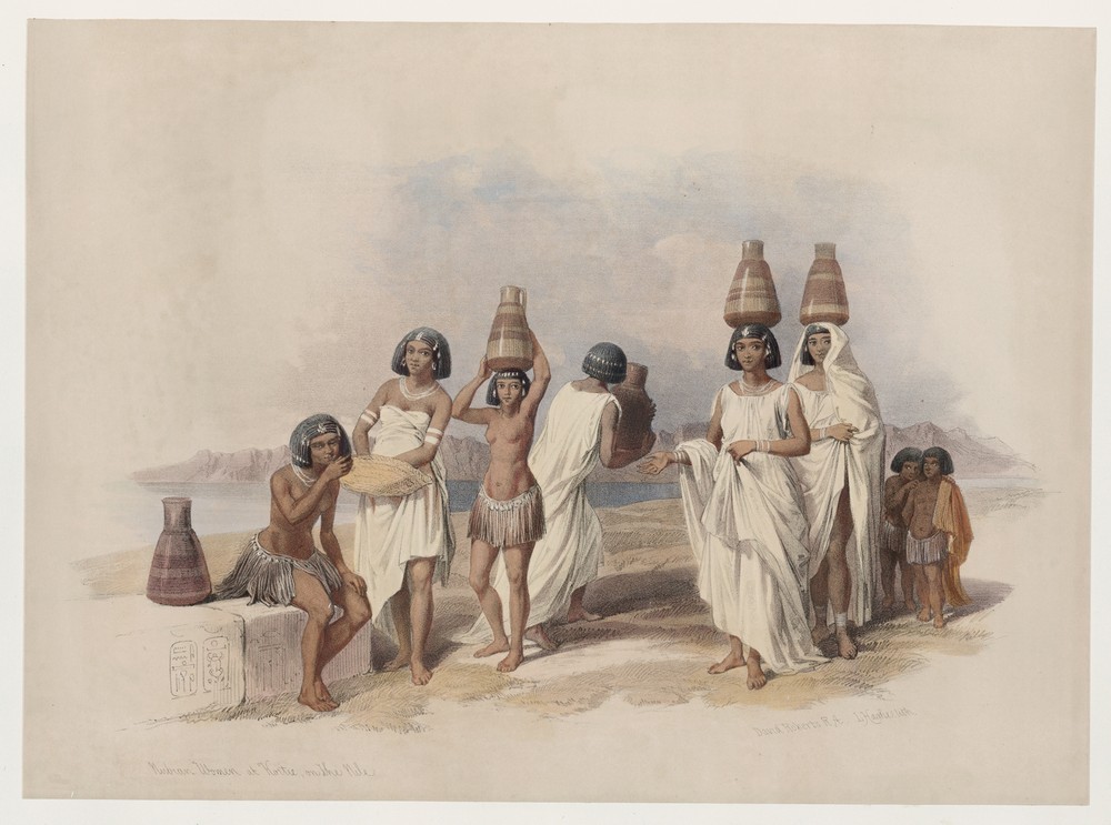 Nubian women at Kortie, on the Nile.