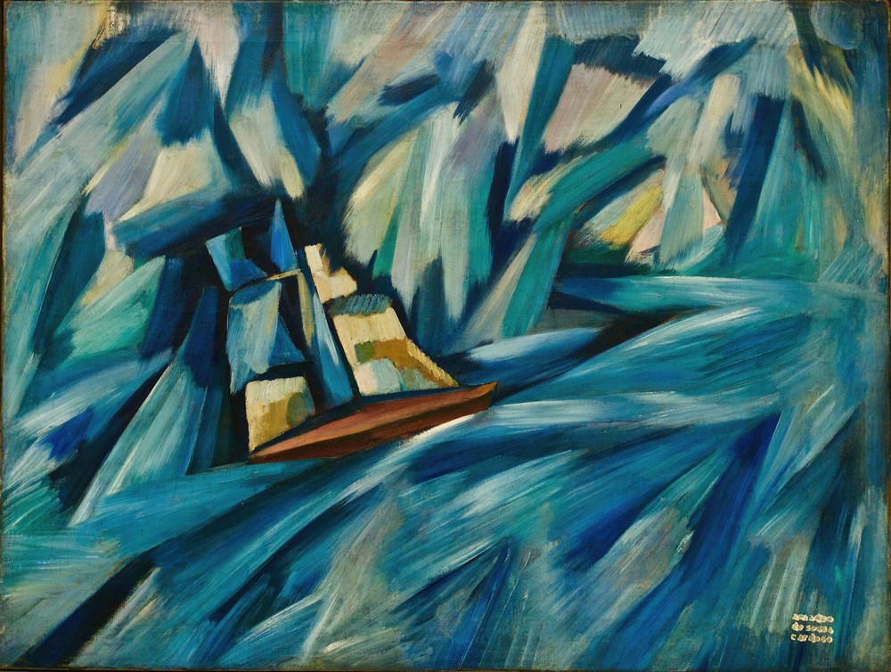 Sail boat (circa 1914)