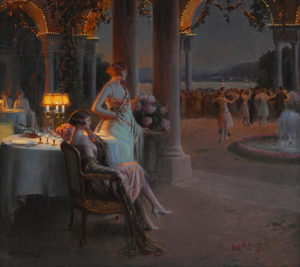 Le Soir sur la terasse