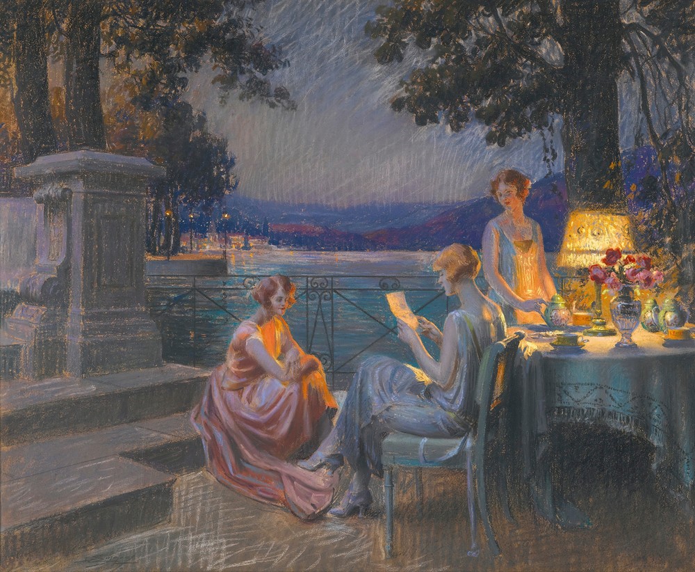 Sur la terrasse