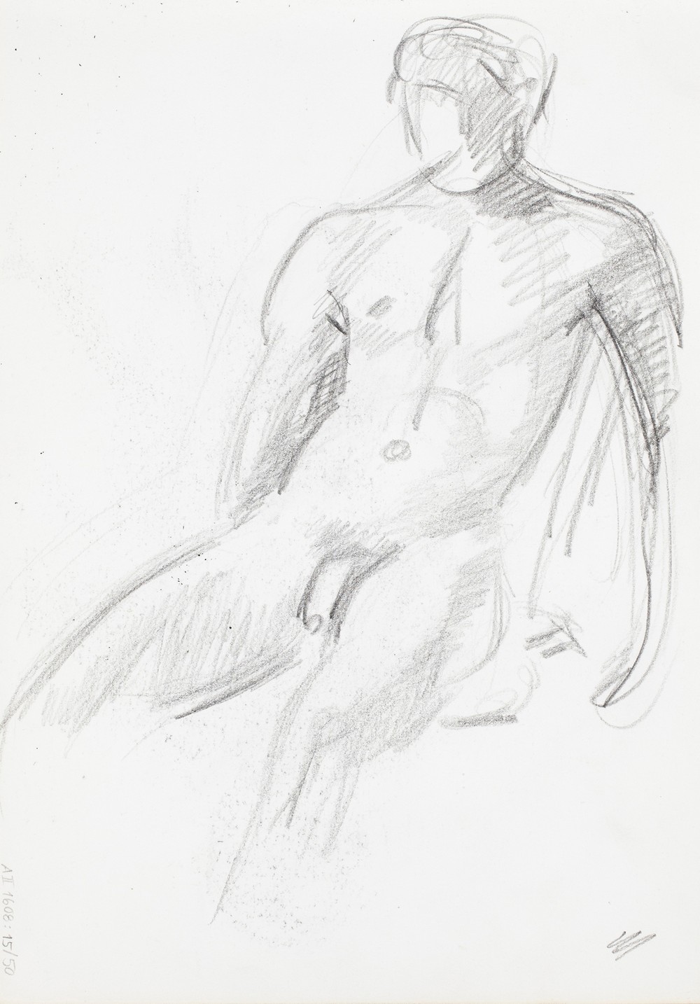 Alaston mies, luonnos