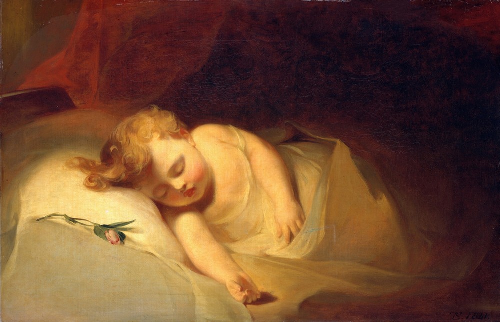 Child Asleep (The Rosebud)