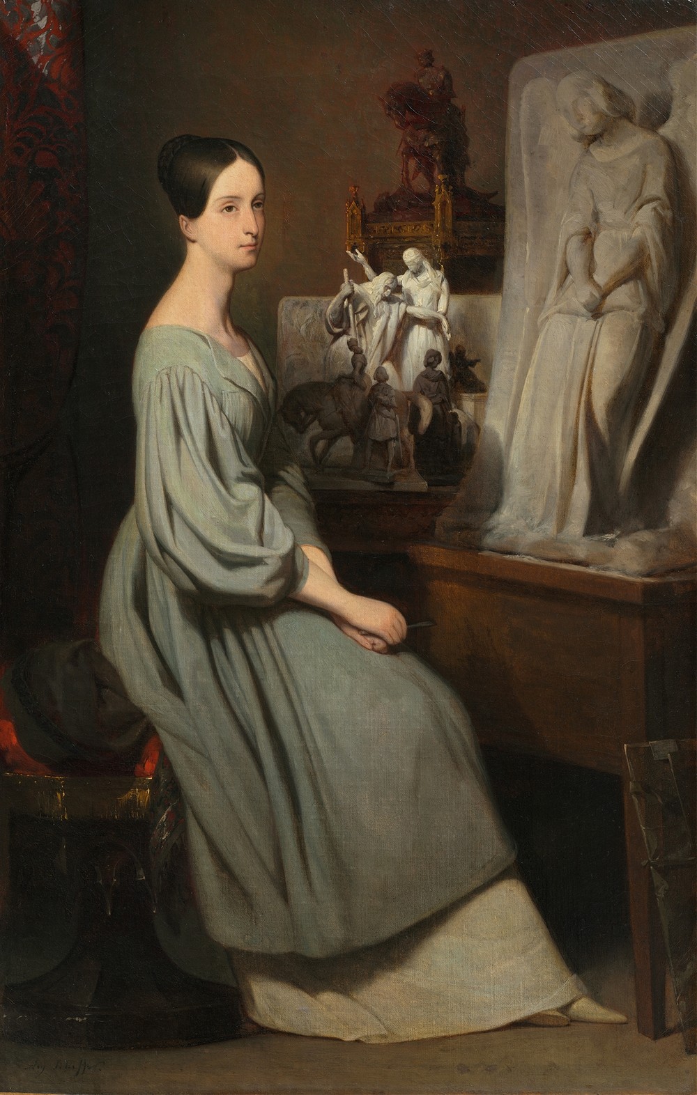 Princess Marie d’Orléans in Her Studio (c. 1838)