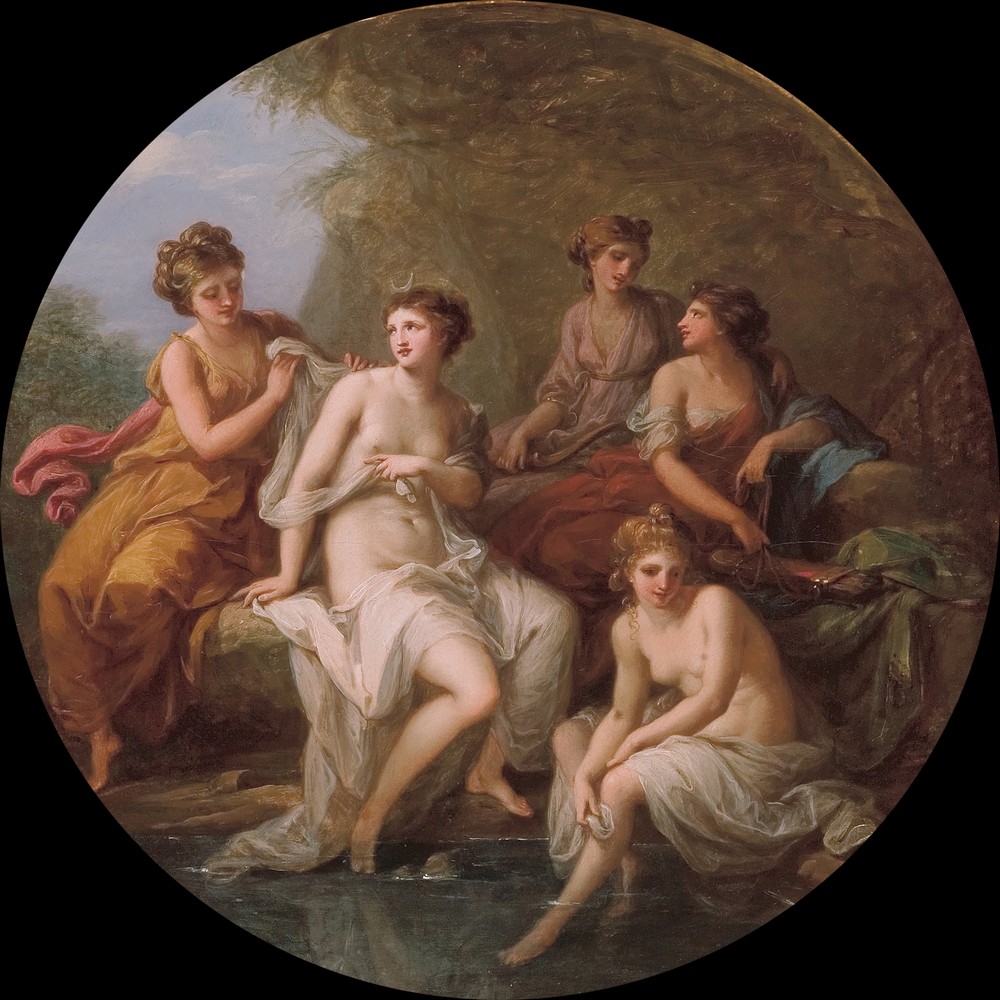 Diana and her nymphs bathing (circa 1778)