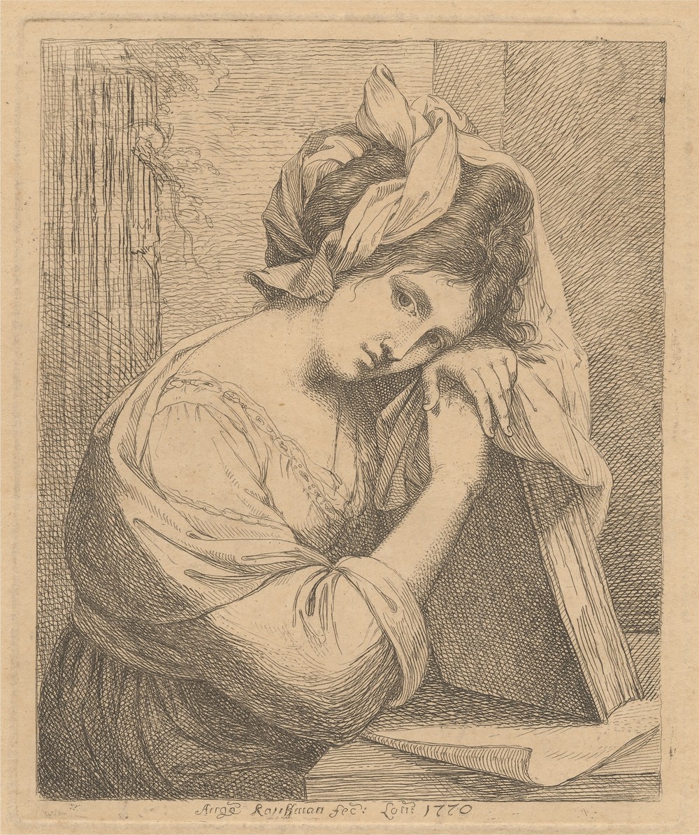 Young Woman in Contemplation (c. 1770)