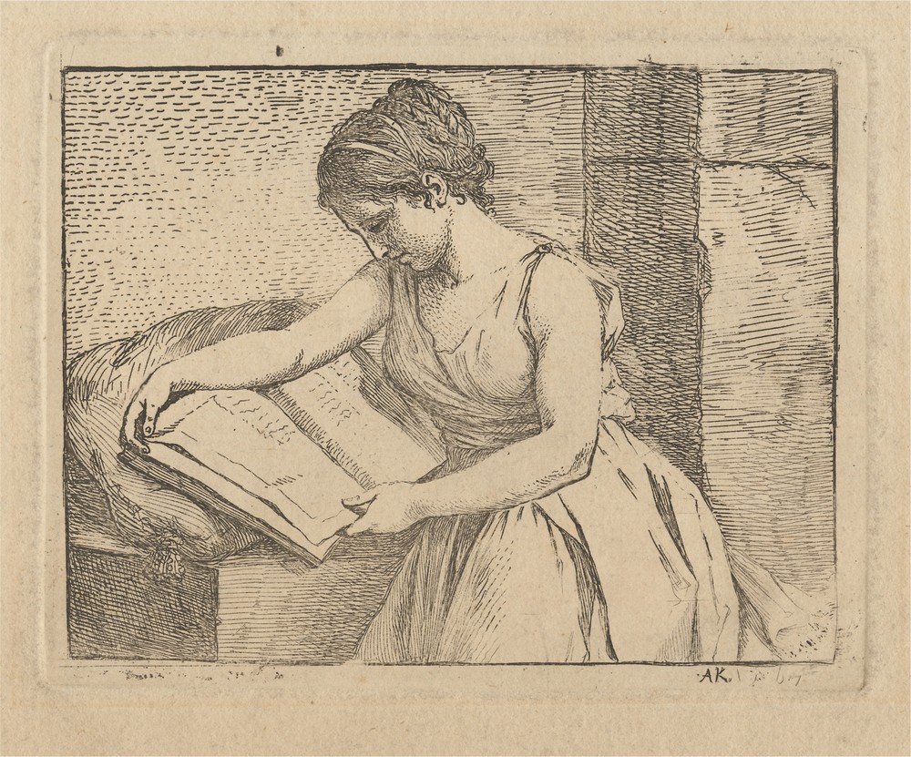 Woman Reading.