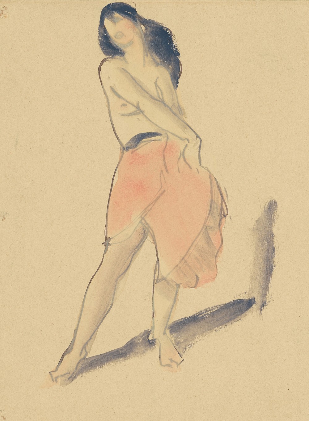 Dancer in a Red Skirt, No. 2 (c. 1912)