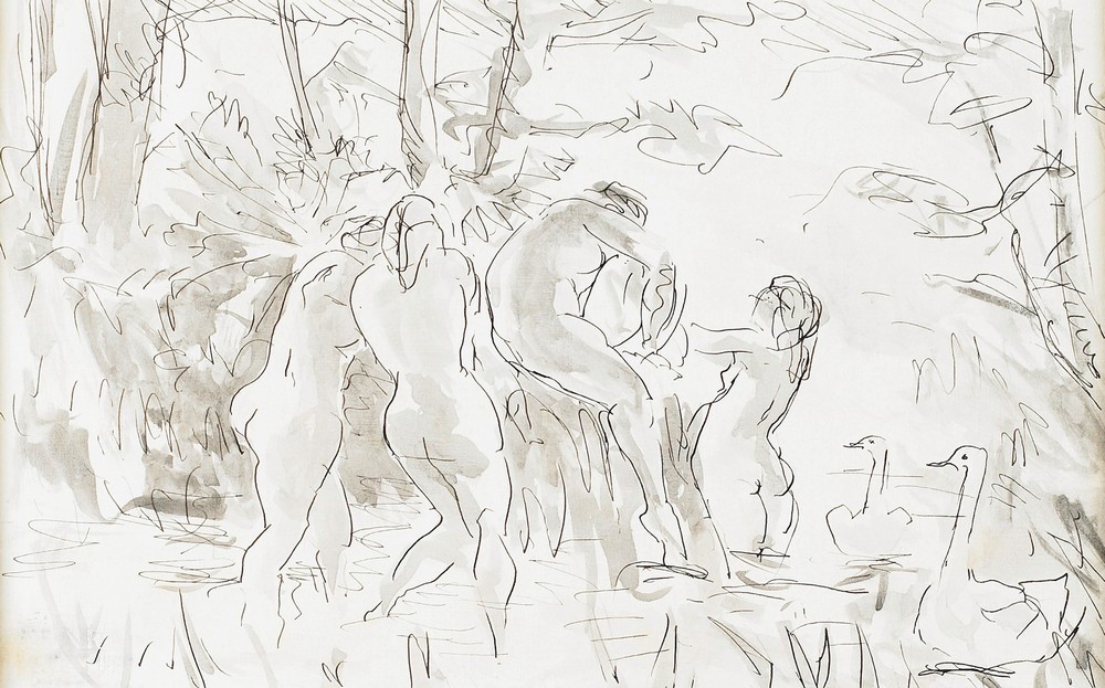 Four Female Bathers (About 1900)