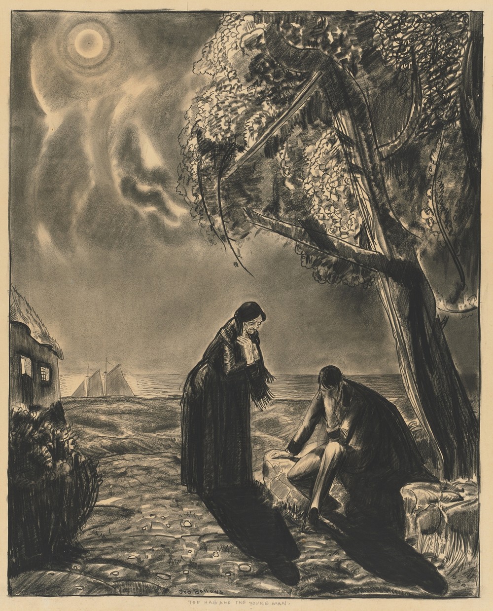 The Hag and the Young Man (probably 1922)