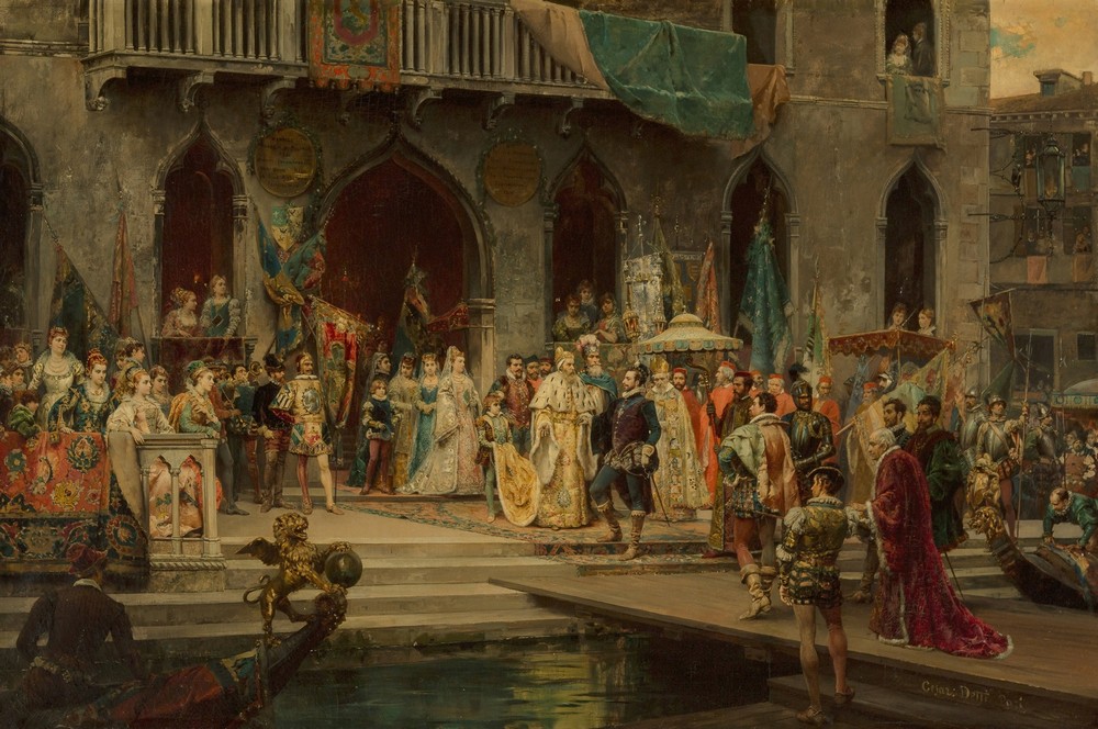 Henri III reçu par le doge Muccinigo au palais Foscari