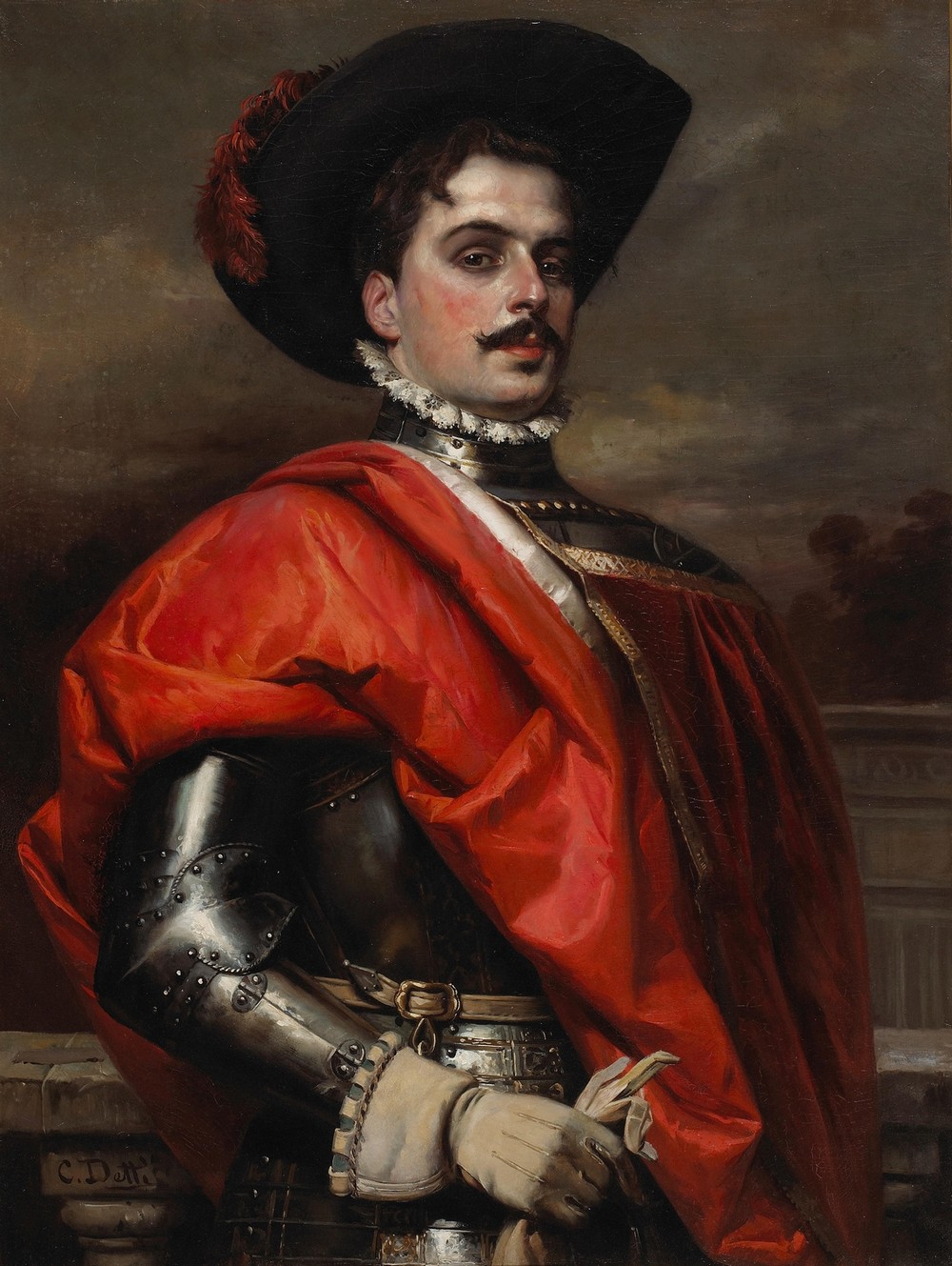The proud cavalier