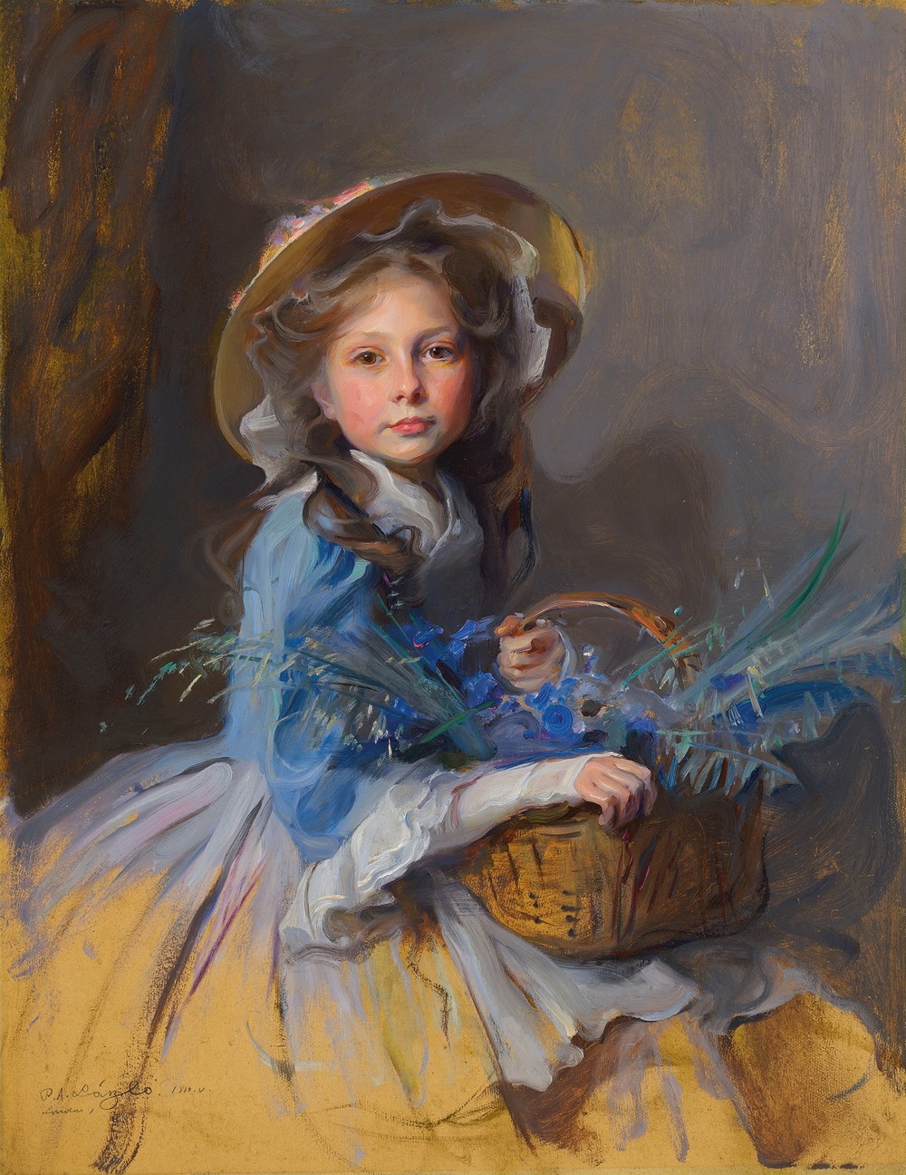Mrs Adrian van Montagu, née Anne Mabel Olivia Trouton (1910.)