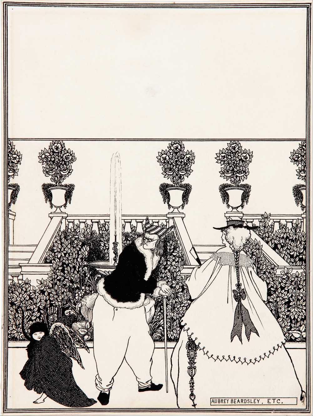 The driving of Cupid from the garden