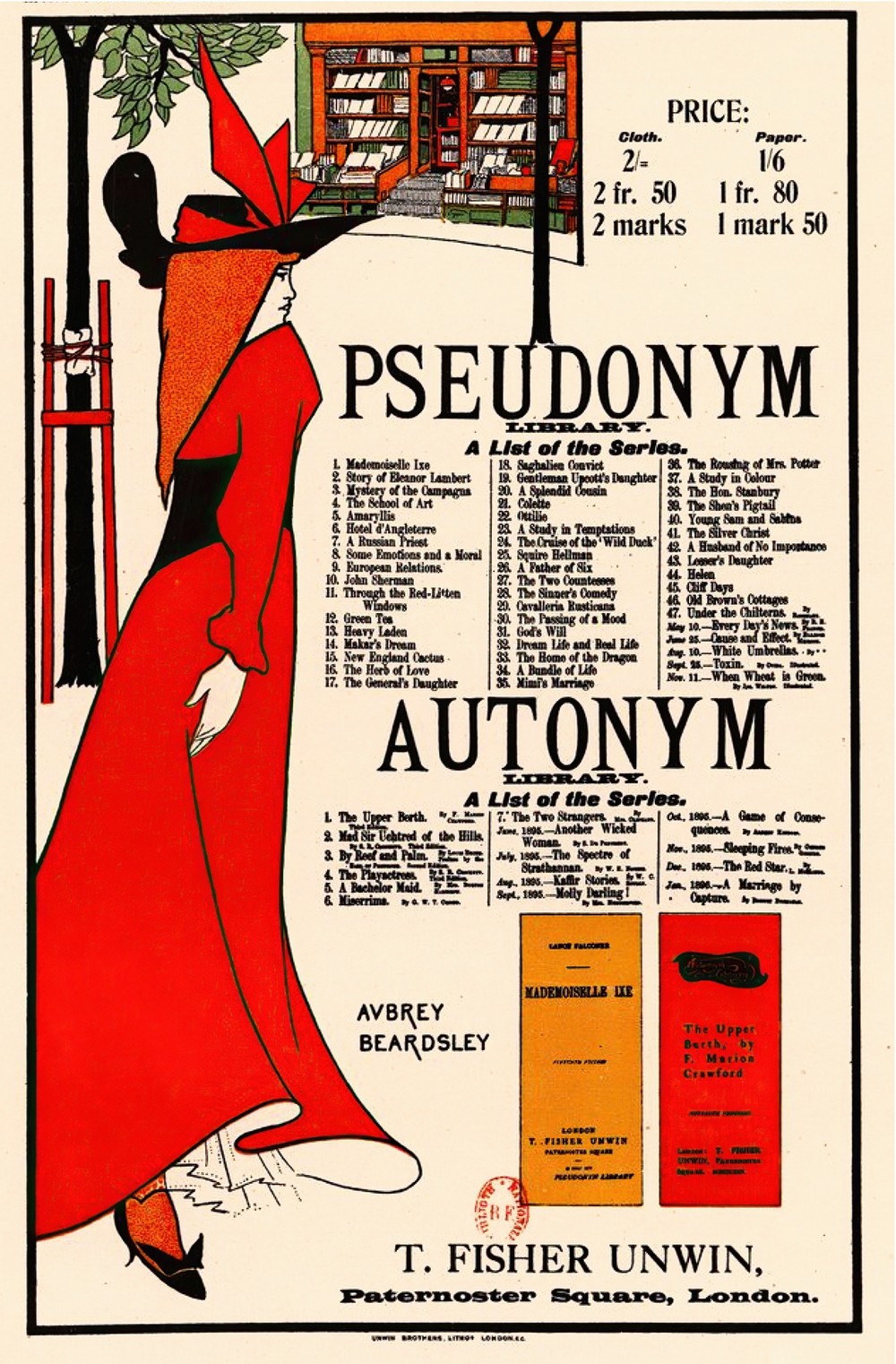 Pseudonym Library – Autonym Library (ca 1897)