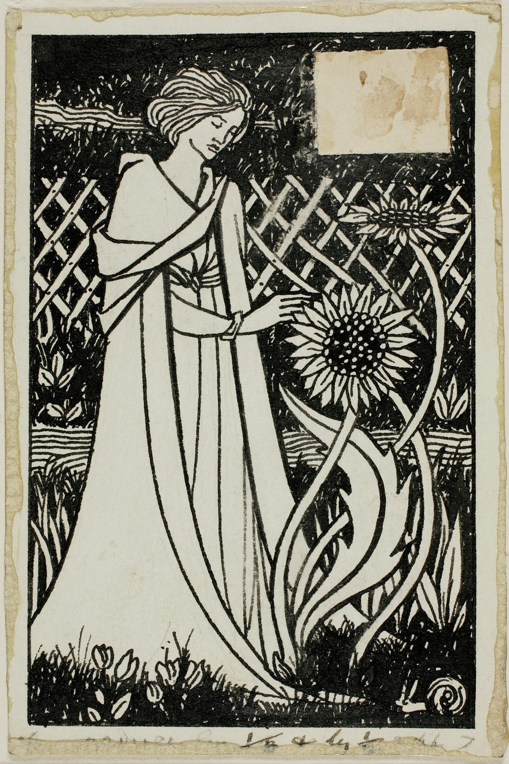Woman with Sunflowers (1892-98)